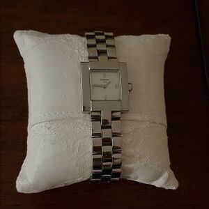 Tissot Silver Rectangular Watch